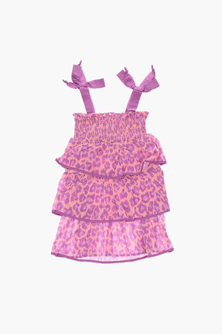 vestito a balze TEDDY fantasia animalier