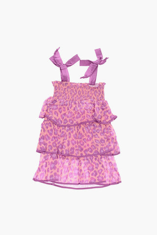 vestito a balze TEDDY fantasia animalier