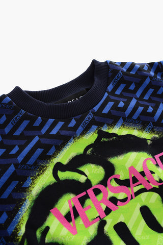printed crew-neck sweatshirt