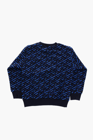 printed crew-neck sweatshirt