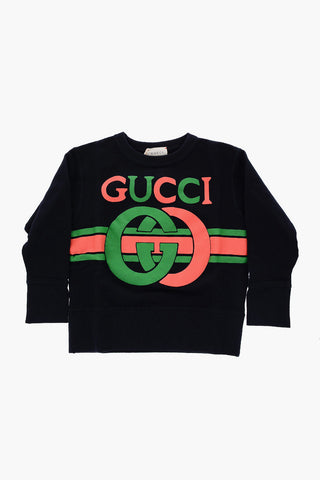 logo printed crew-neck sweatshirt