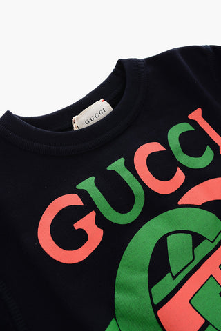 logo printed crew-neck sweatshirt