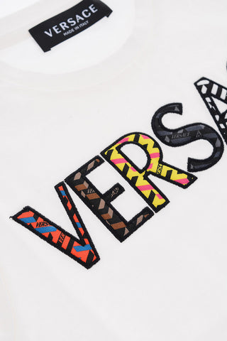 logo embroidered crew-neck t-shirt