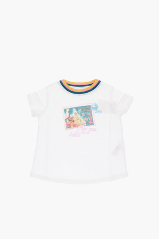 front printed crew-neck t-shirt