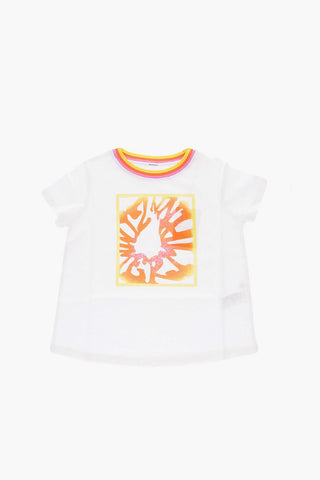 front printed crew-neck t-shirt