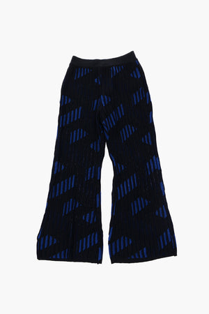 Bootcut Pants with Elastic Waist