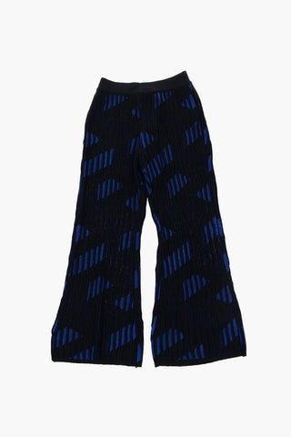 Bootcut Pants with Elastic Waist