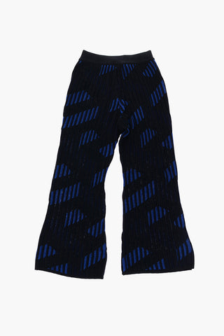 Bootcut Pants with Elastic Waist