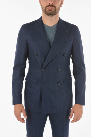 CC COLLECTION peak lapel 2-button double breasted REWARD suit drop 7R