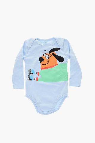 printed long sleeve 2 bodysuit set