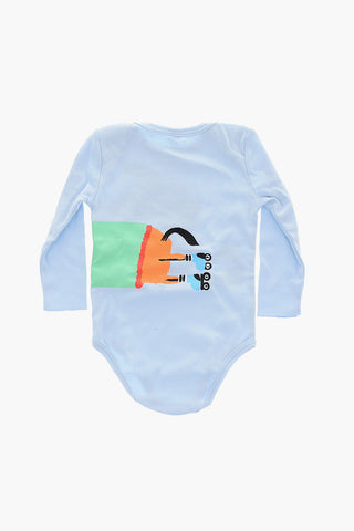 printed long sleeve 2 bodysuit set