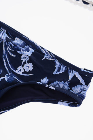 Costume da Bagno a 2 Pezzi con Parte superiore in Maglia