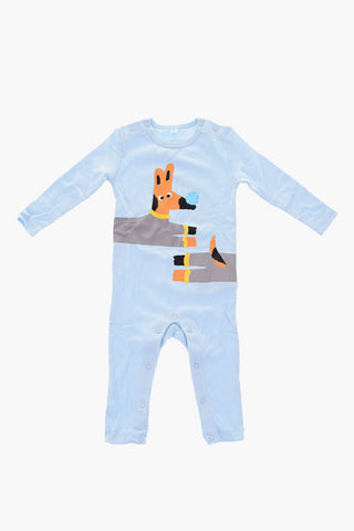 Printed DOGGIES Romper Suit 2 Piece Set