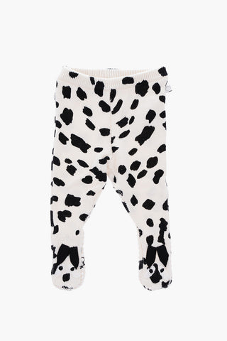 knitted DALMATIAN leggings