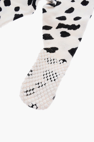 knitted DALMATIAN leggings