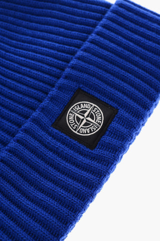 Beanie in lana a tinta unita