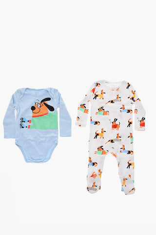 Long Sleeves DOGGIES Set 2 Piece Body