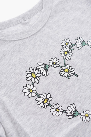 daisies printed crew-neck t-shirt