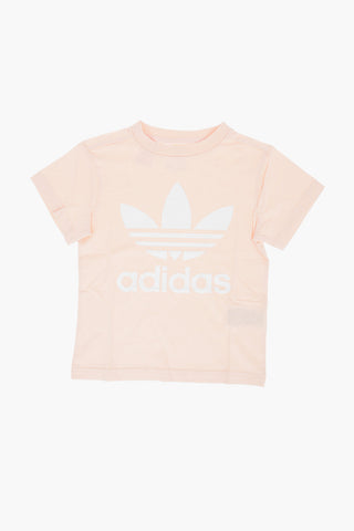 T-shirt Girocollo TREFOIL con Maxi Logo Frontale