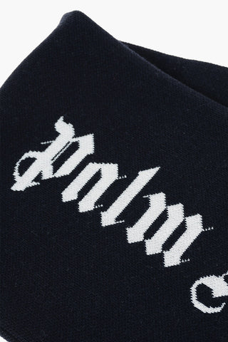 teddy embroidered virgin wool scarf