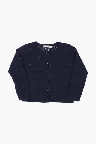 Cashmere Perforated THINDRA Cardigan