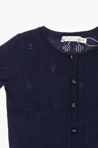 Cashmere Perforated THINDRA Cardigan