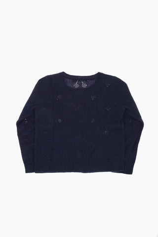 Cashmere Perforated THINDRA Cardigan