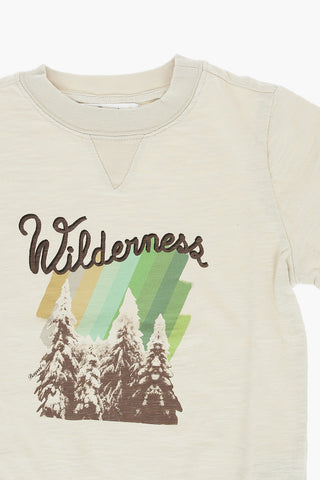 Printed Long Sleeve Crew-neck T-shirt