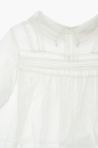Blusa con Dettagli in pizzo Macrame