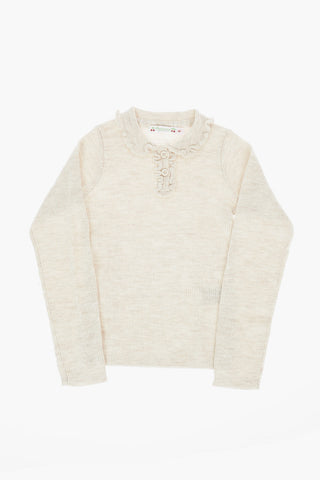 Ribbed Lightweight TIARA Sweater with Polo Neck