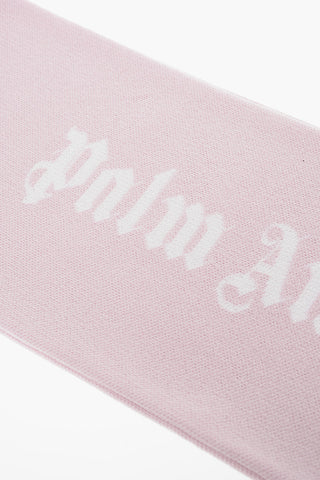 teddy embroidered virgin wool scarf