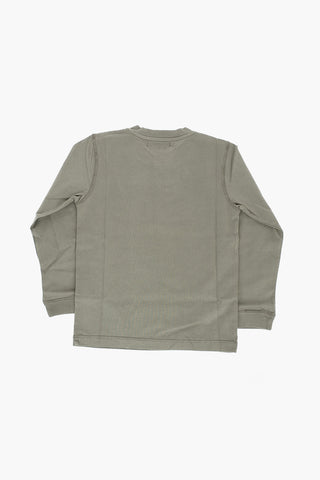 T-shirt Girocollo Stampata a 1 Bottone
