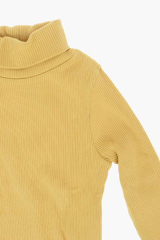 turtle-neck ribbed TAHITI sweater