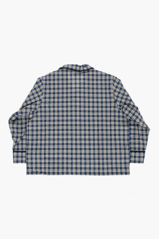 plaid patterned cotton pijamas