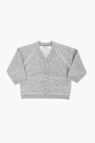 Cardigan TIANO in cashmere con scollo a v