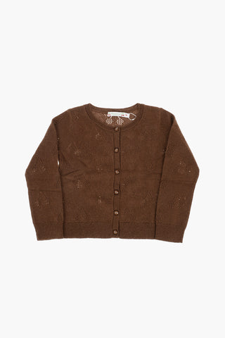 solid color cashmere THINDRA cardigan
