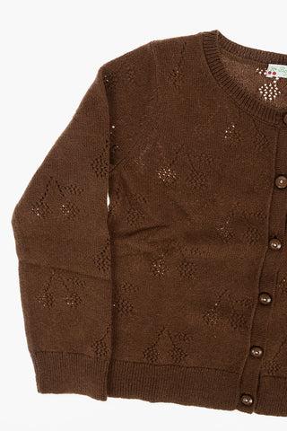 solid color cashmere THINDRA cardigan