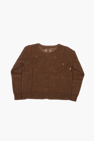 solid color cashmere THINDRA cardigan