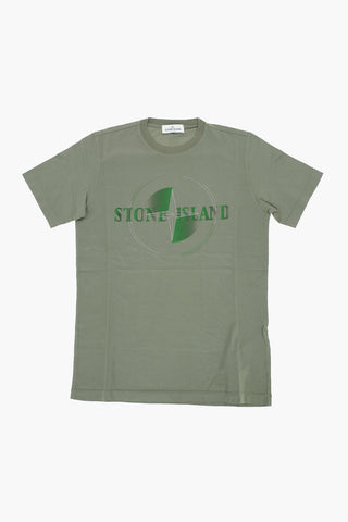 T-shirt girocollo con logo stampato