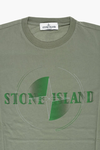 T-shirt girocollo con logo stampato