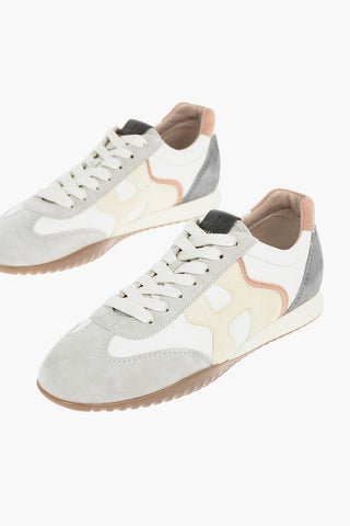 Logoed OLYMPIA-Z Sneakers with Suede Leather Details