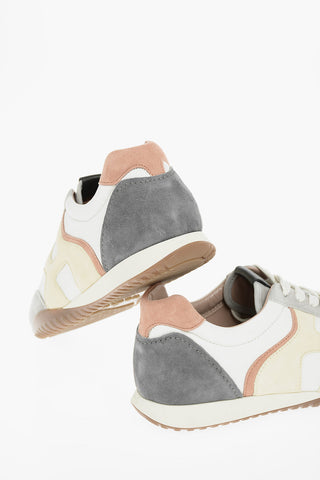 Logoed OLYMPIA-Z Sneakers with Suede Leather Details