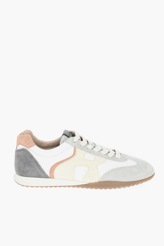 Logoed OLYMPIA-Z Sneakers with Suede Leather Details