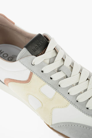 Logoed OLYMPIA-Z Sneakers with Suede Leather Details