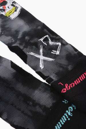 Long Acid Wash Effect Socks POR TRES