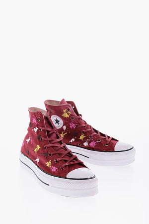 ALL STAR CHUCK TAYLOR High-Top Sneakers Painting Effect 4cm