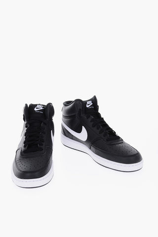 faux leather COURT VISION MID sneakers
