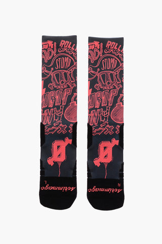 Lange STOMP Bedruckte Socken