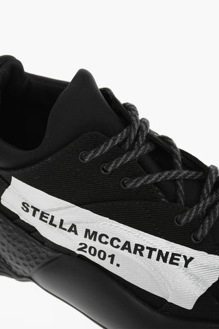 Tech Fabric ECLYPSE Low-top Sneakers with Lettering Logo