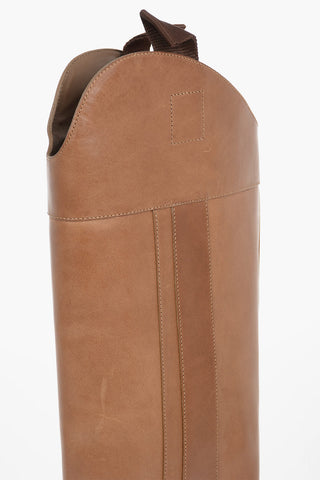 Leather TONYA Over-the-knee Boots with Woody Heel 7cm